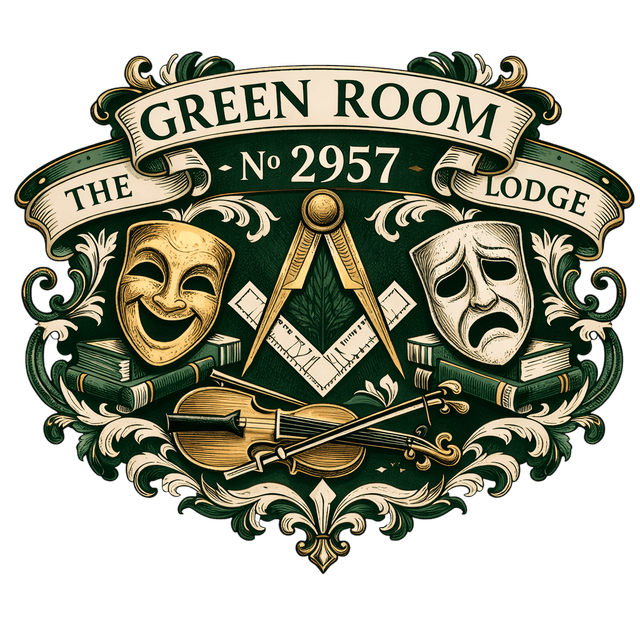 The Green Room Lodge No. 2957 — Crest